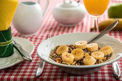 Banana in oat