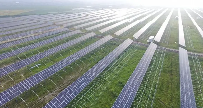 solar panels in farm-4