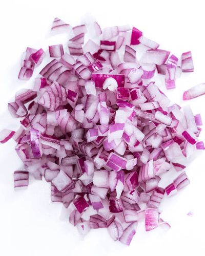 Red Onion dices